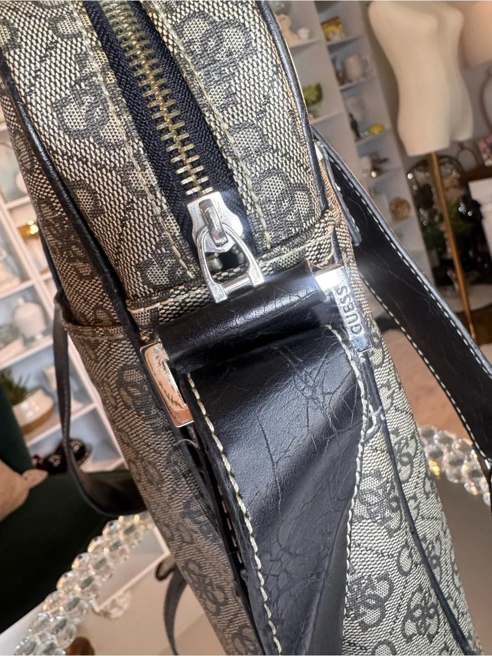Guess Vezzola or Boston Monogram Crossbody Bag